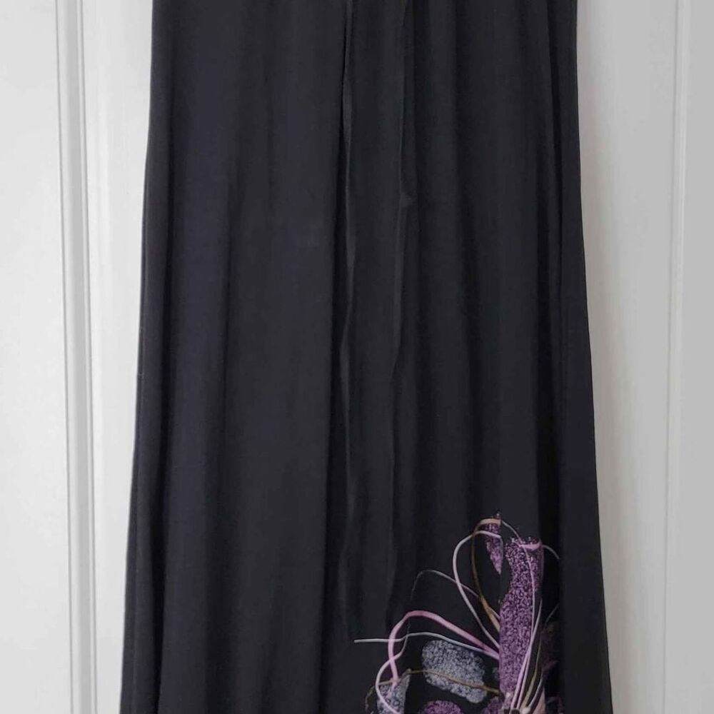 Derek Heart Strapless Black Long Casual Dress S - Picture 3 of 4